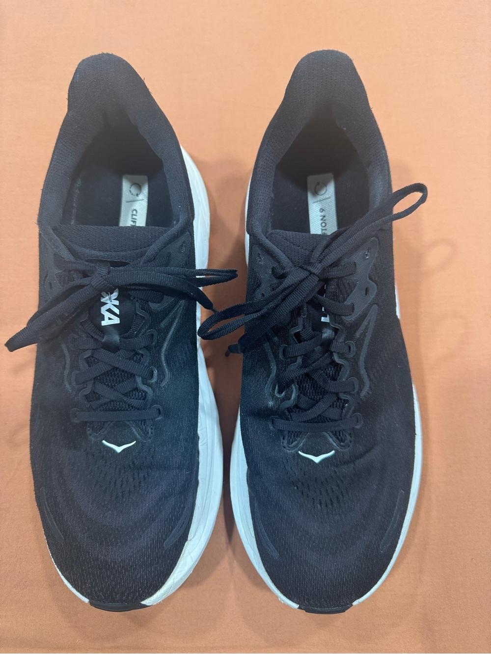 HOKA Arahi 8 Black White Running Shoes Men’s US 10D EU 44 Stability Sneakers